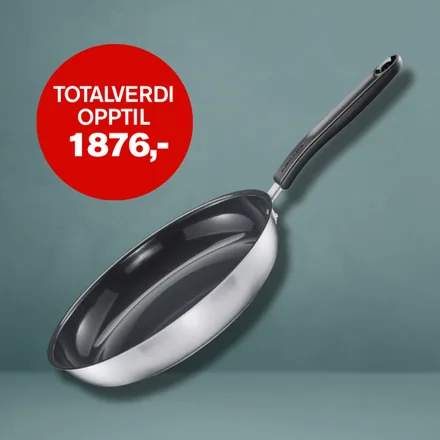 Velkomstpakken fra Krimklubben: Fiskars Functional Form-stekepanne
